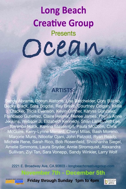 OceanWave-complete Tim Kjenstad, Port of Long Beach Building. Digital Photograph
